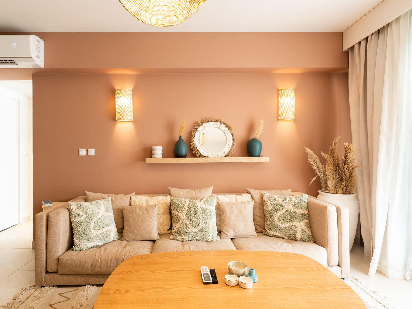 BURGUNDY LIVING ROOM