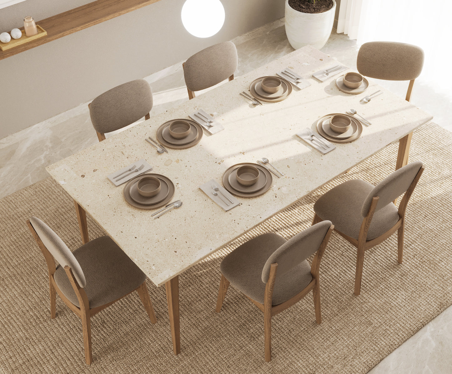 MODERN HUES DINING ROOM