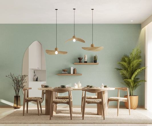 EARTHY MINT DINING ROOM